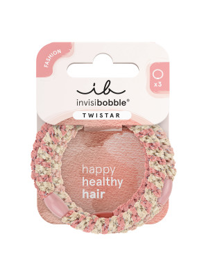 Invisibobble Twistar Blush Braids 3st.