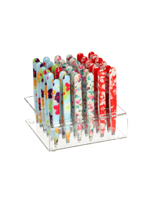 Face &amp; Nail Pincet Bloemen Assorti Display 36 Stuks