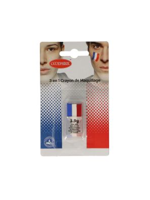 Goodmark 3 in 1 Schminkstick Rood - Wit - Blauw 3,9gr