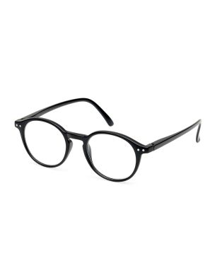 Spectrum Leesbril Zwart Rond 2.50