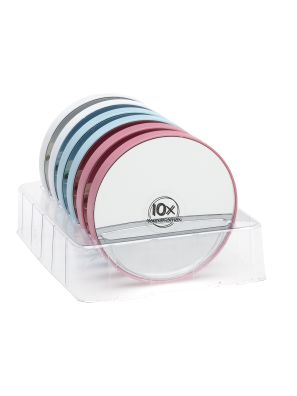Badkamerspiegel met Zuignap 10x vergrotend Assorti