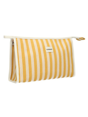 Toilettas Summer Geel Gestreept 29cm x 19,5cm