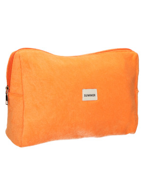 Toilettas Badstof Oranje 28cm x 20cm