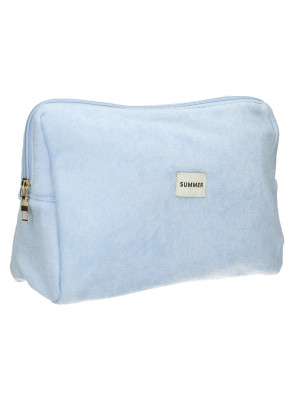 Toilettas Badstof Blauw 28cm x 20cm
