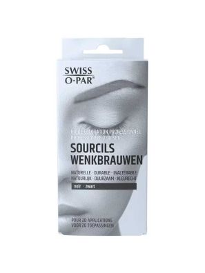 Swiss O. Par Wenkbrauwverf Set Zwart