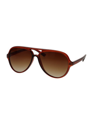 Spectrum Zonnebril Vintage Piloot Gradient Bruin Dames