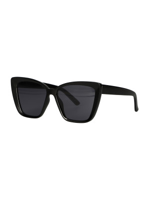 Spectrum Zonnebril Statement Vlinder Zwart Smoke Glas Dames