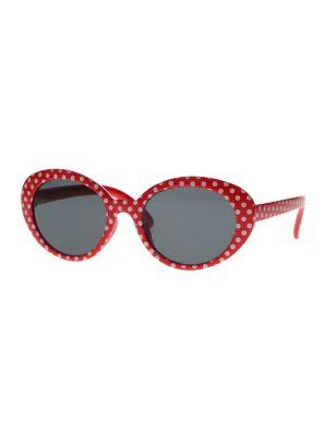 Spectrum Zonnebril Rood Stippen Smoke Glas Kids Meisje
