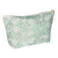 Toilettas Palm Groen/Wit 30cm x 19.5cm