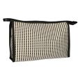 Toilettas Stripe Zwart Creme 30x20cm
