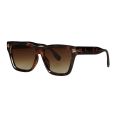 Spectrum Zonnebril Statement Vierkant Tortoise Bruin Glas Dames