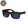 Spectrum Polarized Zonnebril Vierkant Tortoise Blauw Unisex