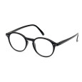 Spectrum Leesbril Zwart Rond 1.00