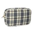 Toilettas Box Tweed Ruit 26x16cm