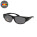 Spectrum Polarized Overzet Zonnebril Zwart