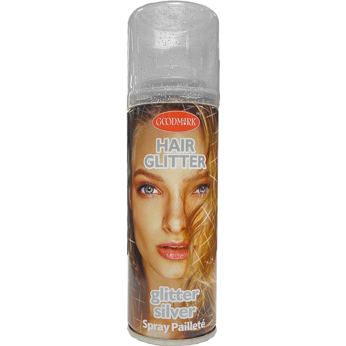 GoodMark hair colour kleurlak glitter silver 125ml afbeelding