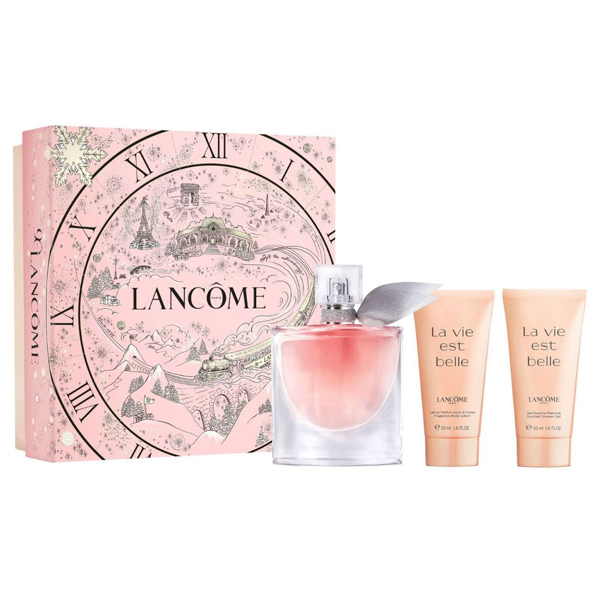 Lancome La vie est belle geschenkset eau de parfum 50ml + bodylotion 50ml + douche 50ml afbeelding