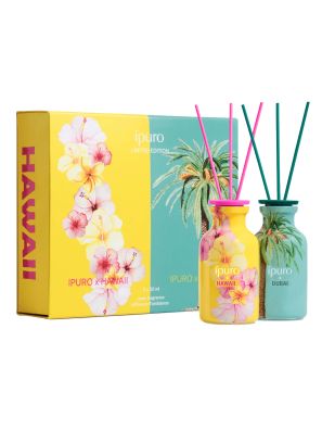 Ipuro Geurdiffuserset Hawaii & Dubai 2x50ml