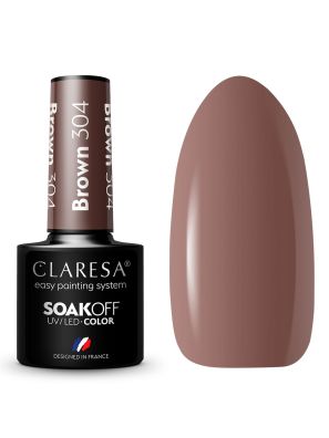 Claresa UV/LED Gellak 5ml Brown 304 Take Me To The River