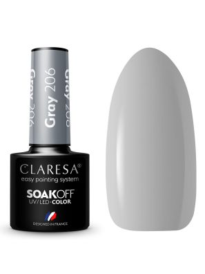 Claresa UV/LED Gellak 5ml Gray 206 Savanna Vibes