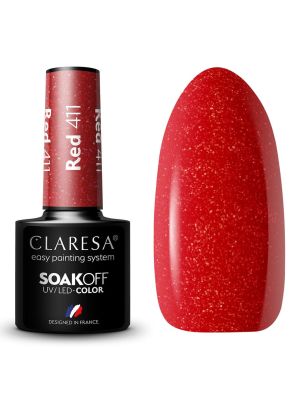 Claresa UV/LED Gellak 5ml Red 411 Sunny Garden