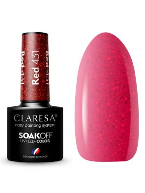 Claresa UV/LED Gellak 5ml Red 431 Warm Feelings