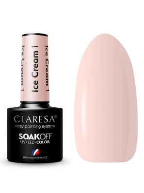 Claresa UV/LED Gellak 5ml Ice Cream 1