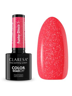 Claresa UV/LED Gellak 5ml Funky Disco 3 Coral Twist