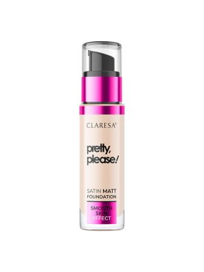 Claresa Satin Matt Foundation Pretty, Please! 02 Light 34gr.