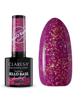 Claresa Rainbow Jello Base Coat Amethyst 5ml