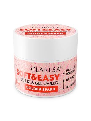 Claresa Keratine Soft &amp; Easy Builder Gel Golden Spark 45gr.