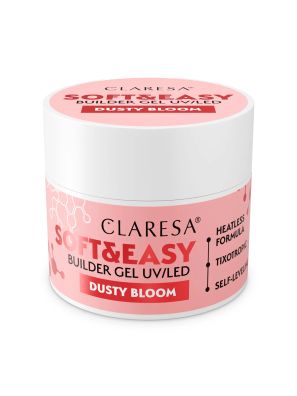 Claresa Keratine Soft &amp; Easy Builder Gel Dusty Bloom 12gr.