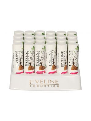 Eveline Extra Soft Bio Lip Balm Coconut Display 24 Stuks