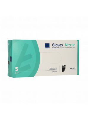 Abena Poedervrije Nitrile Handschoenen Maat Small 100 stuks Zwart