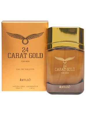 LaMuse Eau de Toilette Spray Heren 24 Carat Gold 100ml
