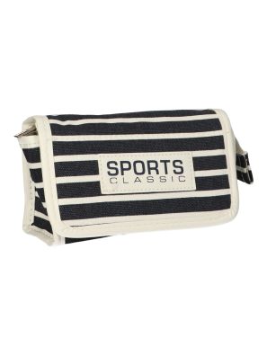 Spiegeltas Stripe Blauw Sports Classic 16.5x11cm