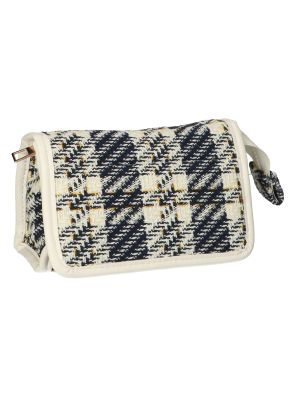 Spiegeltas Tweed Ruit 16.5x11cm