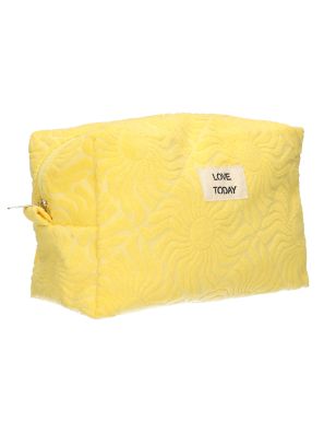 Toilettas Badstof Sunny Geel 21,5cm x 19cm