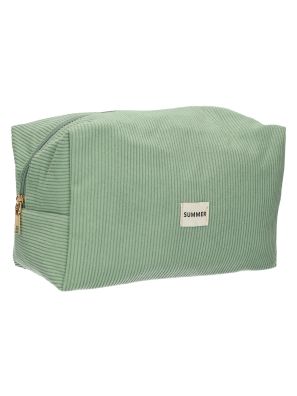 Toilettas Rib Waterdicht Mintgroen 24,5cm x 18,5cm