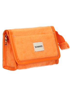 Spiegeltas Badstof Oranje 16,5cm x 12cm