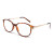 Spectrum Leesbril Havanna/ Goud 1.00 Klassiek Rond