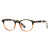 Spectrum Leesbril Transparant Oranje/ Gekleurd 2.00